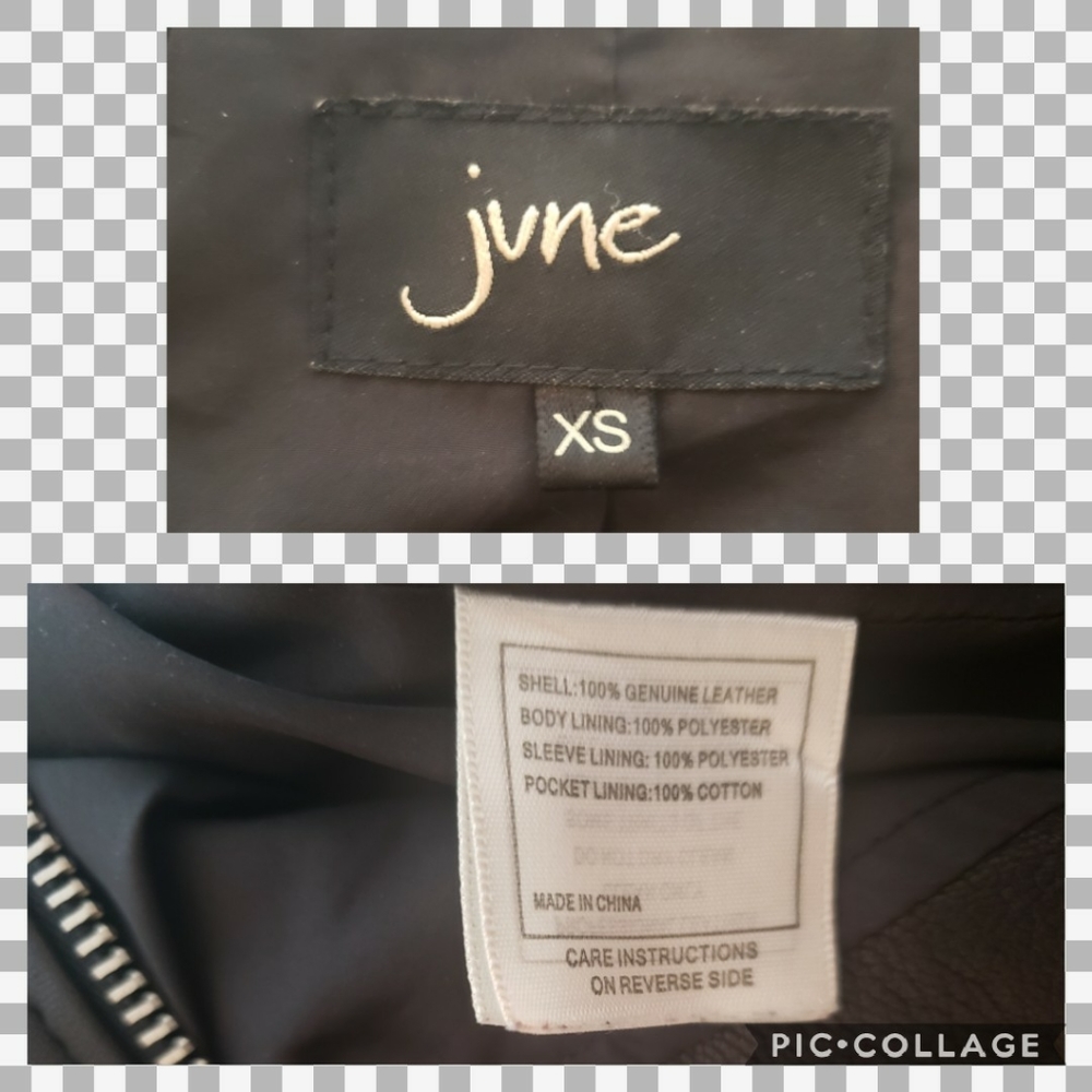 June Lambskin Leather Motorcycle Jacket - Picture 6 of 7